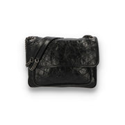 SAINT LAURENT サンローラン レディース バッグ ショルダーバッグ ニキ ミディアム ブラック レザー チェーンショルダー 633158 0EN04