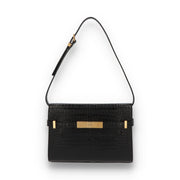 SAINT LAURENT サンローラン レディース バッグ ショルダーバッグ マンハッタン ブラック カーフ クロコ 675626 DND0W