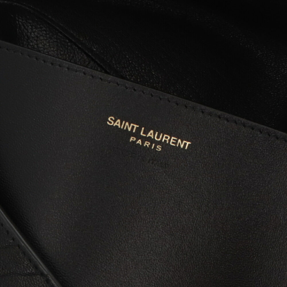 SAINT LAURENT サンローラン レディース バッグ クラッチバッグ エンベロープ ブラック カーキブラウン ラムスキン ポーチ 769307 AACYT