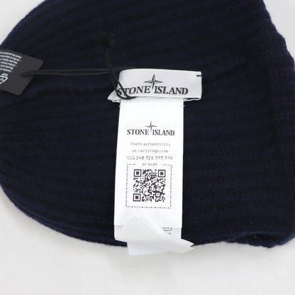 ストーンアイランド 7915N10B5 A0020 ニット帽 ネイビー