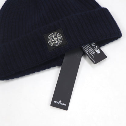 ストーンアイランド 7915N10B5 A0020 ニット帽 ネイビー