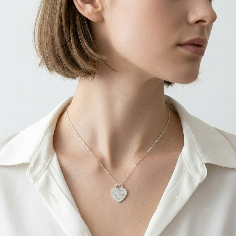 Tiffany & Co ティファニー レディース アクセサリー ネックレス シルバー シルバー925 ハートタグ ペンダント 69683975