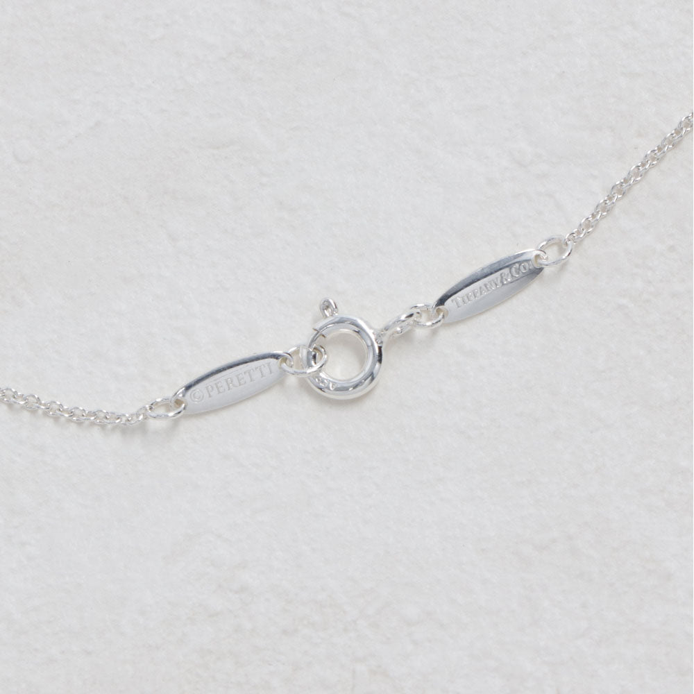Tiffany & Co ティファニー レディース アクセサリー ネックレス シルバー×ローズゴールド シルバー925 18K オープンハート ペンダント エクストラミニ 60991588