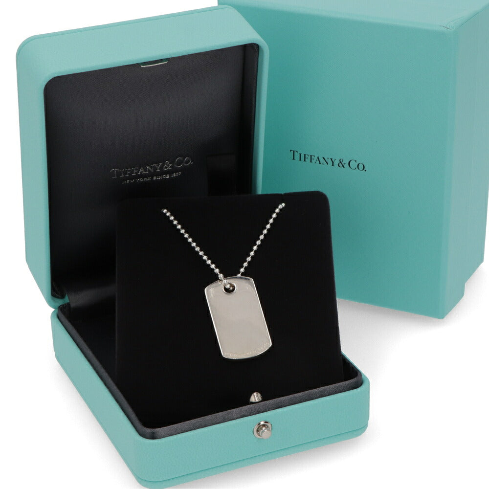 Tiffany & Co ティファニー メンズ アクセサリー ネックレス シルバー スターリングシルバー メイカーズ I.D.タグ ペンダント 63448672