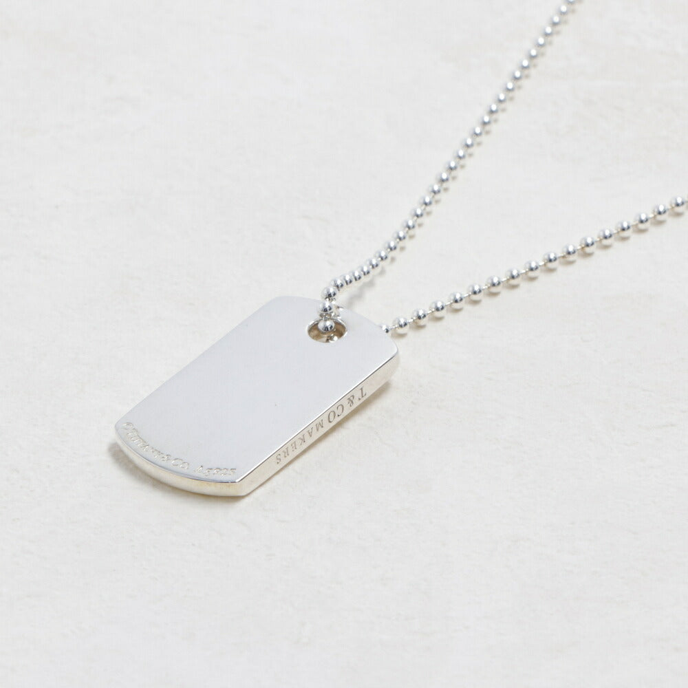 Tiffany & Co ティファニー メンズ アクセサリー ネックレス シルバー スターリングシルバー メイカーズ I.D.タグ ペンダント 63448672