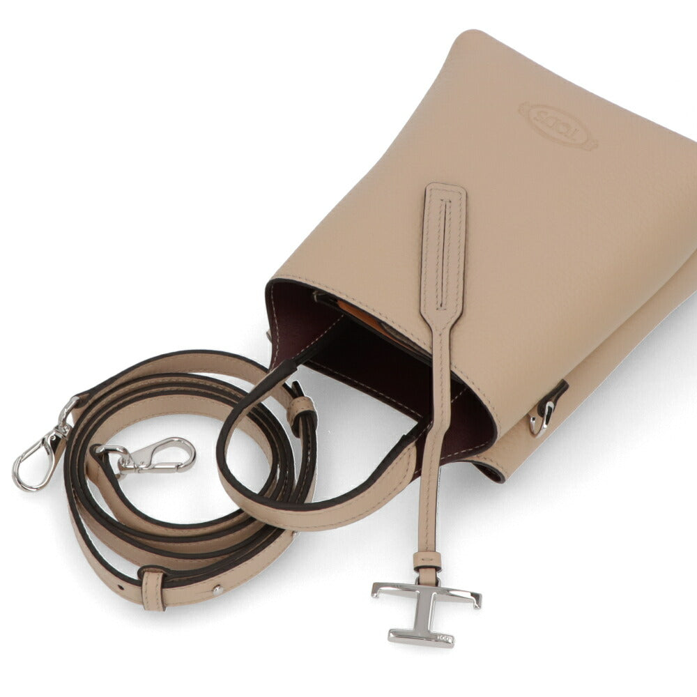 TOD'S タイムレス　マイクロ　ハンドバッグ　クリーム TOD'S（トッズ） ハンドバッグ ショルダーバッグ マイクロバッグ 2WAY