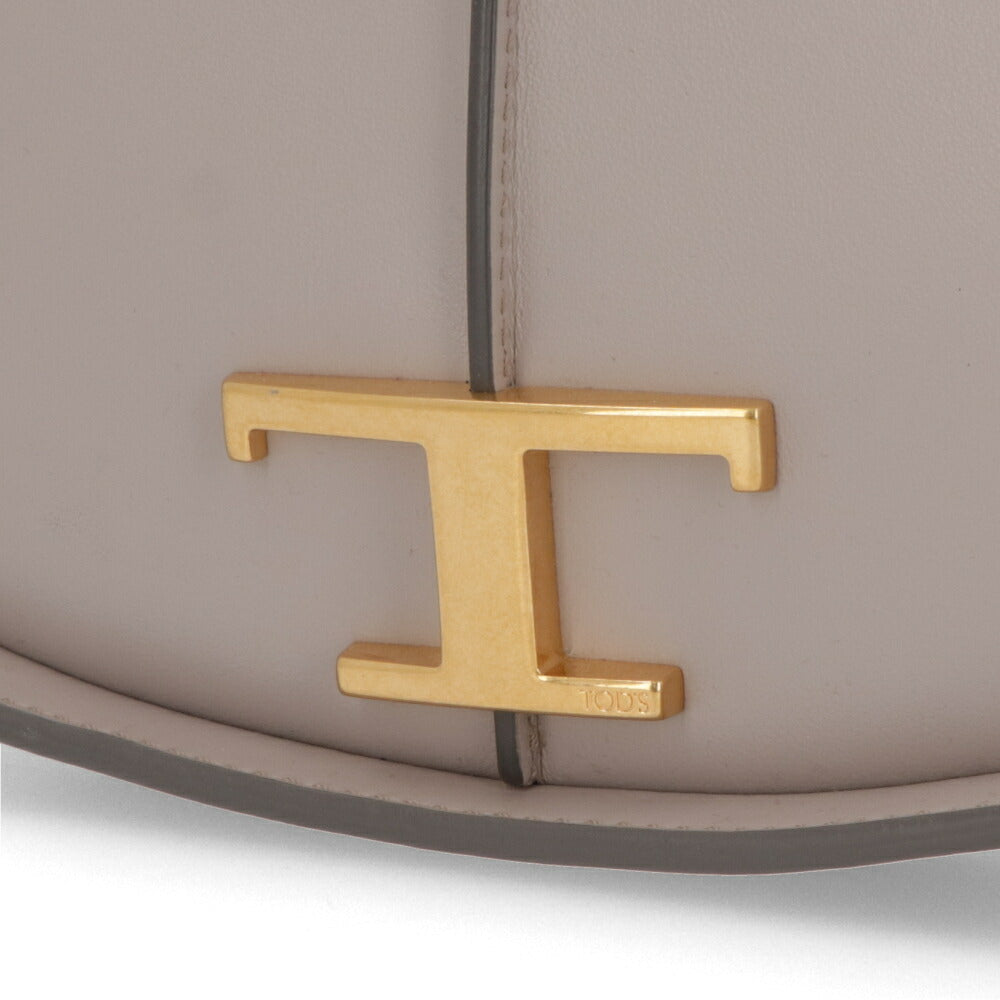 TOD'Sハンドバッグ グレージュ T TIMELESS Tタイムレス  XBWTSAX0000RORTODS