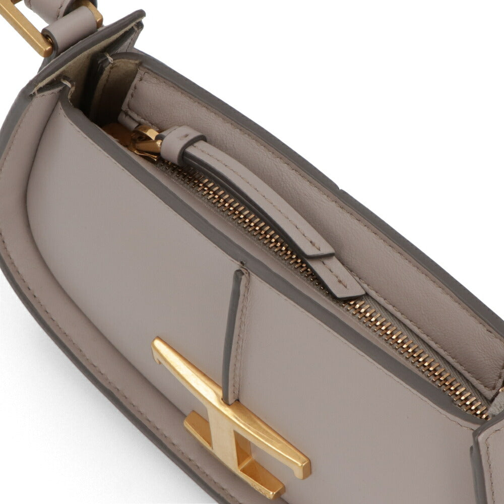 TOD'Sハンドバッグ グレージュ T TIMELESS Tタイムレス  XBWTSAX0000RORTODS