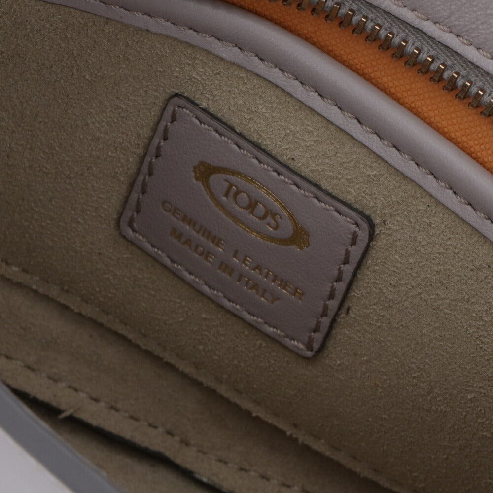 TOD'Sハンドバッグ グレージュ T TIMELESS Tタイムレス  XBWTSAX0000RORTODS