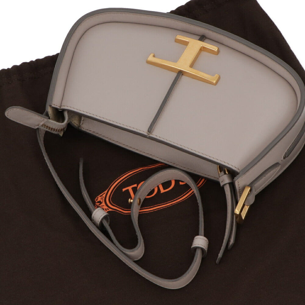 TOD'S トッズ ハンドバッグ グレージュ T TIMELESS Tタイムレス  XBWTSAX0000RORTODS