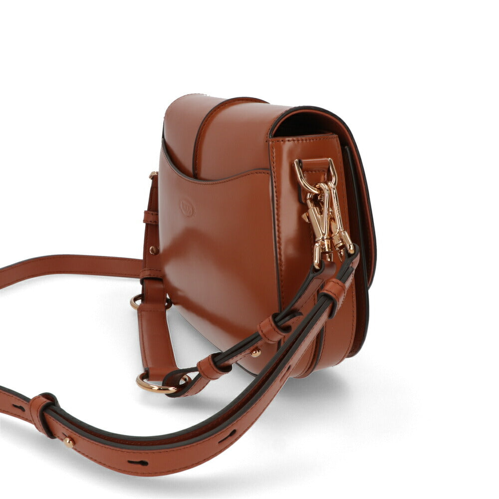 TOD'Sショルダーバッグ ブラウン T TIMELESS Tタイムレス XBWTSGI0100KET