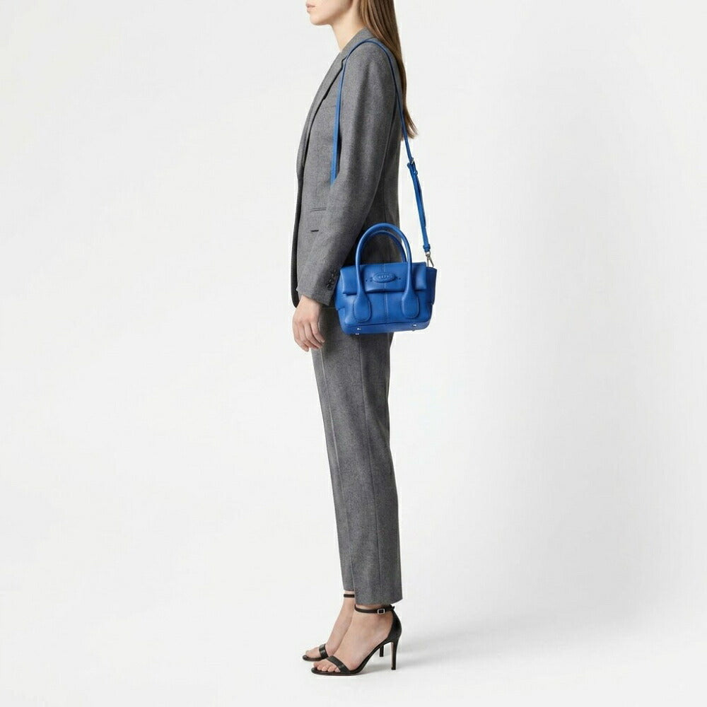 トッズ TOD'S バッグ ショルダーバッグ レディース DI Tote Mini ブラック ブルー クロスボディ 2WAY XBWDBRJ0100YAT