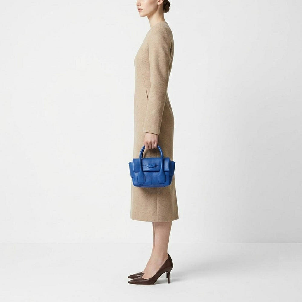 トッズ TOD'S バッグ ショルダーバッグ レディース DI Tote Mini ブラック ブルー クロスボディ 2WAY XBWDBRJ0100YAT