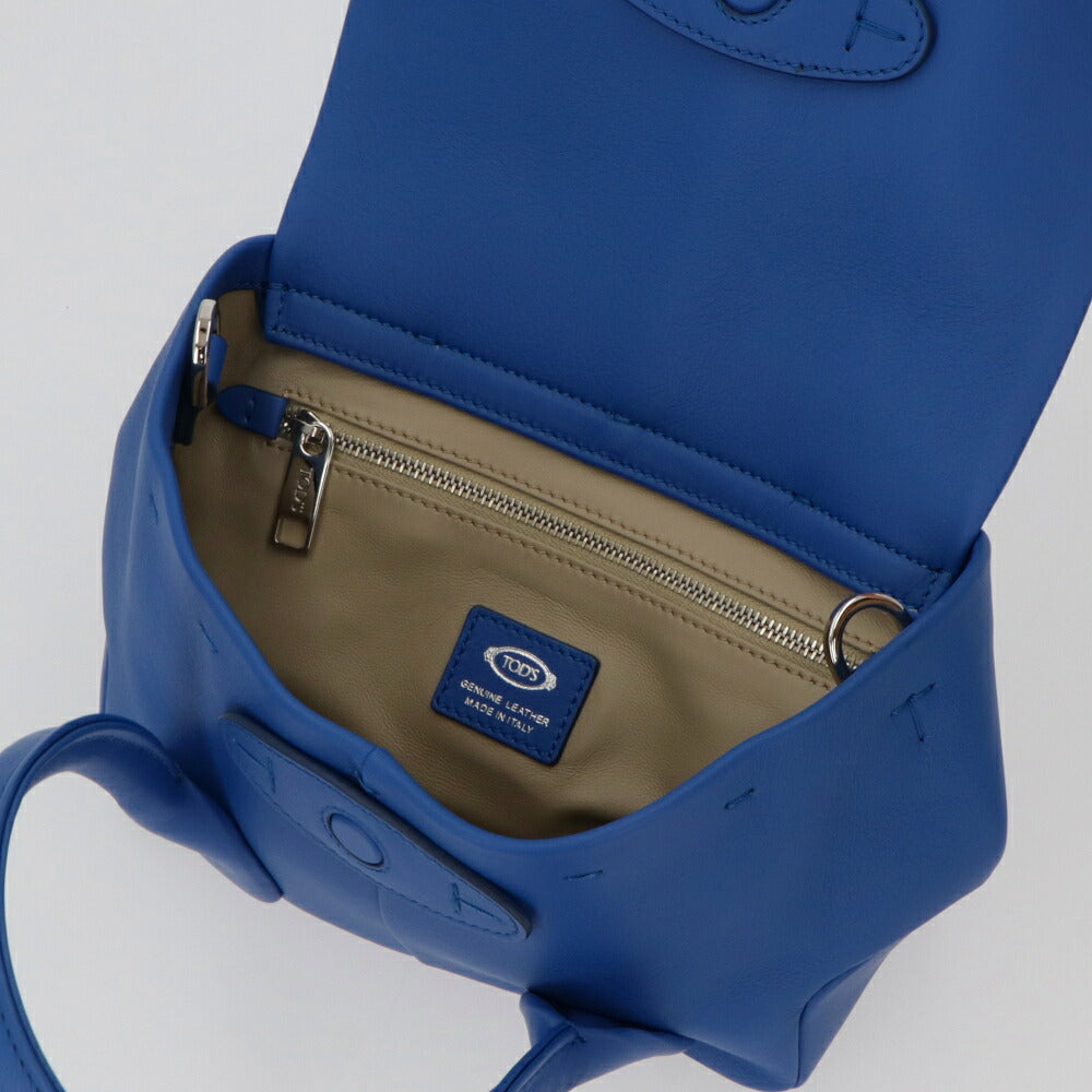 トッズ TOD'S バッグ ショルダーバッグ レディース DI Tote Mini ブラック ブルー クロスボディ 2WAY XBWDBRJ0100YAT