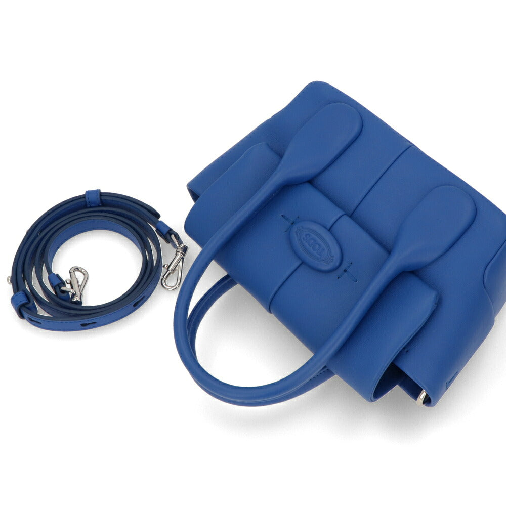 トッズ TOD'S バッグ ショルダーバッグ レディース DI Tote Mini ブラック ブルー クロスボディ 2WAY XBWDBRJ0100YAT
