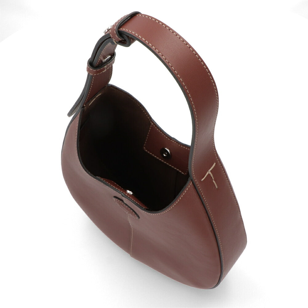 トッズ TOD'S バッグ ショルダーバッグ レディース Di Bag キャメル ダークブラウン ミニ ホーボーバッグ フラットポーチ付き XBWDBSR9100YAT