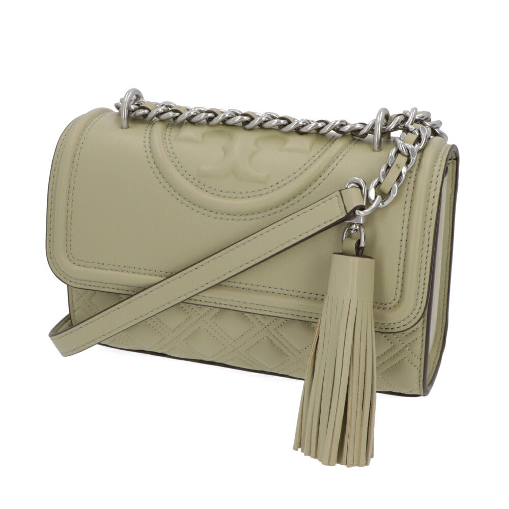 Tory Burch FLEMING SMALL CONVERTIBLE SHOULDER BAG オリーブ チェーンバッグ ミニバッグ 75576