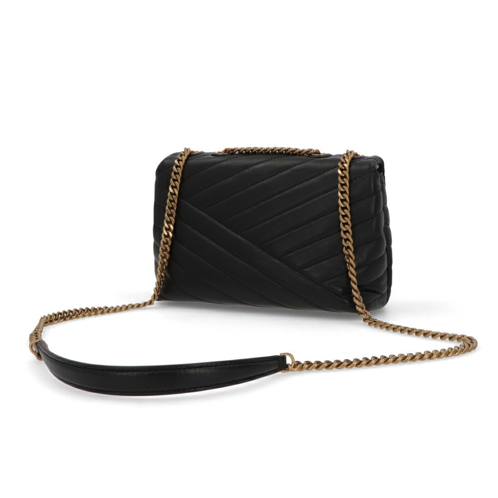 Tory Burch ショルダーバッグ KIRA CHEVRON SMALL ブラック キルティング ミニバッグ 90452