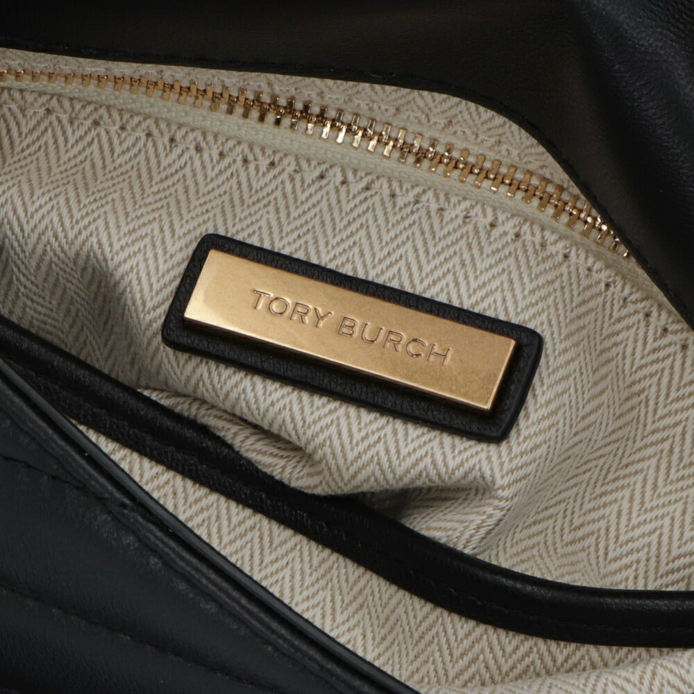 Tory Burch ショルダーバッグ KIRA CHEVRON SMALL ブラック キルティング ミニバッグ 90452