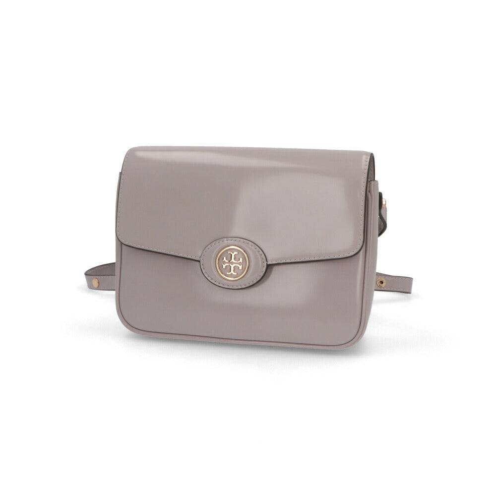 Tory Burch ショルダーバッグ Robinson Spazzolato Convertible ライトパープル ミニバッグ ダブルT 143122