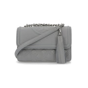Tory Burch トリーバーチ  ショルダーバッグ  ライトブルー キルティング クロスボディバッグ タッセル 158435