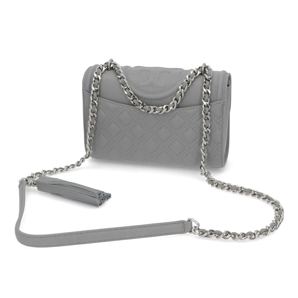 Tory Burch トリーバーチ  ショルダーバッグ  ライトブルー キルティング クロスボディバッグ タッセル 158435