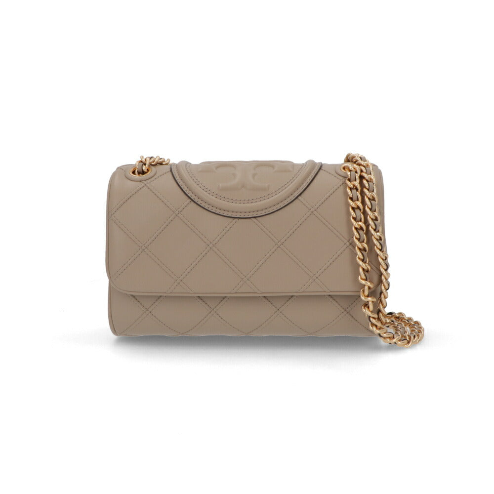 Tory Burch ショルダーバッグ  モカベージュ チェーンバッグ クロスボディバッグ ミニ 143249