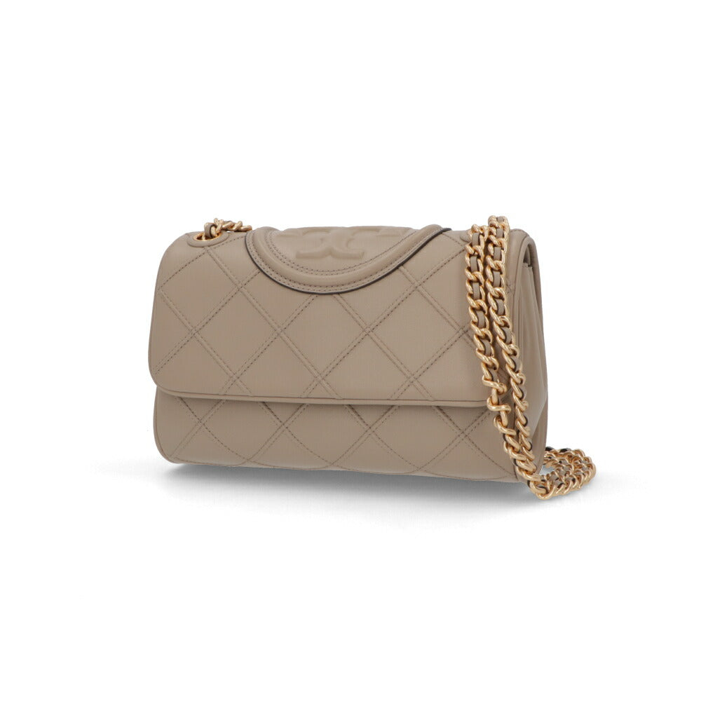 Tory Burch ショルダーバッグ  モカベージュ チェーンバッグ クロスボディバッグ ミニ 143249