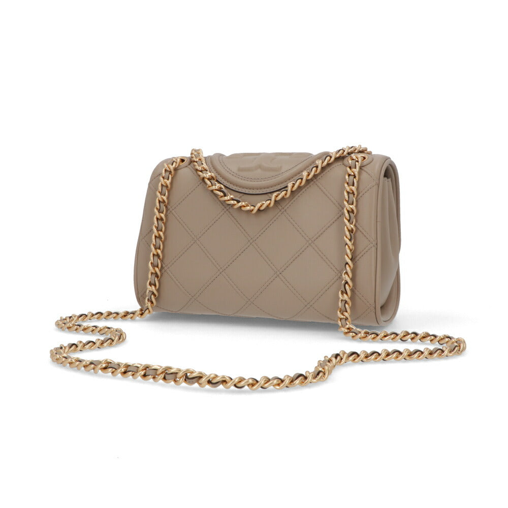 Tory Burch ショルダーバッグ  モカベージュ チェーンバッグ クロスボディバッグ ミニ 143249