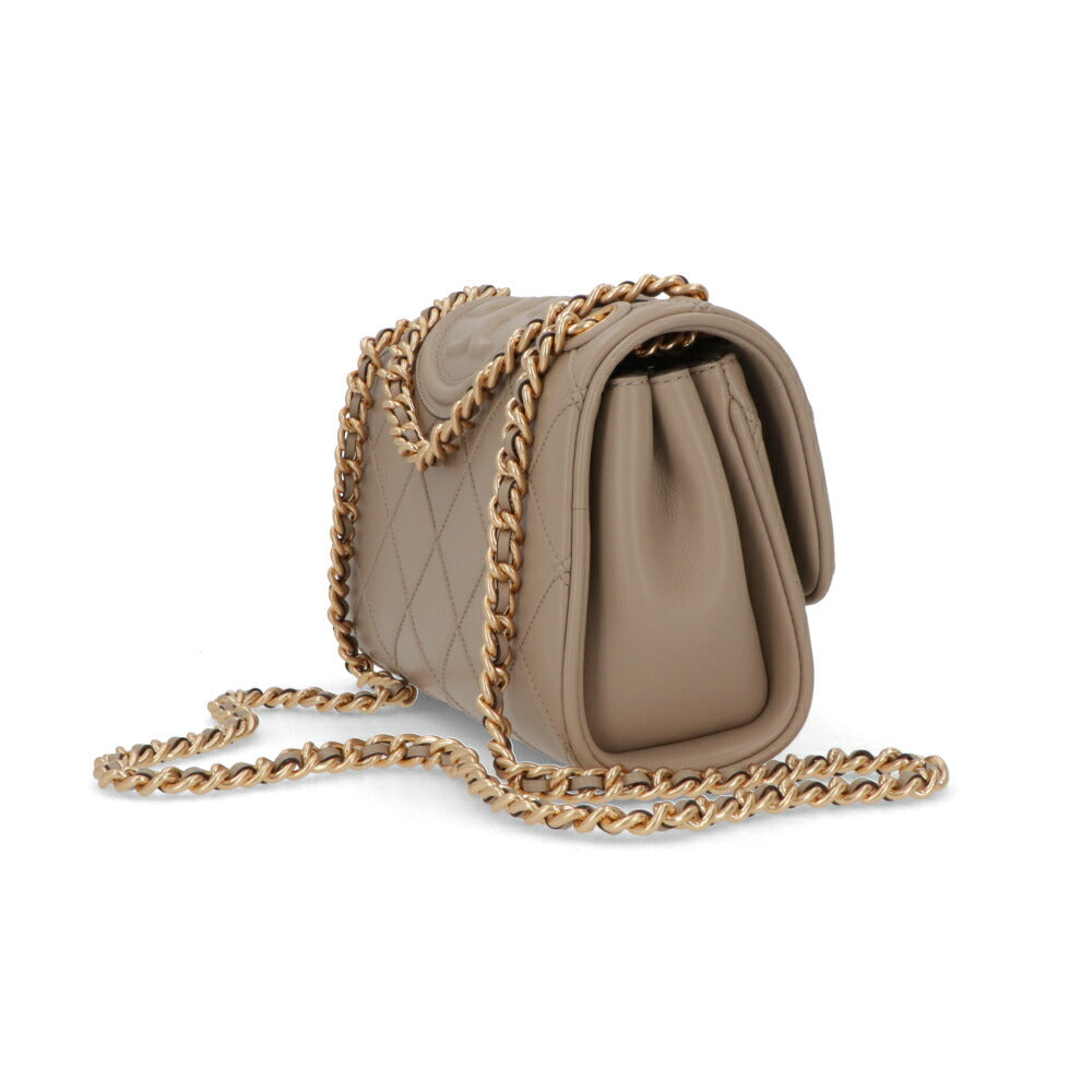 Tory Burch ショルダーバッグ  モカベージュ チェーンバッグ クロスボディバッグ ミニ 143249