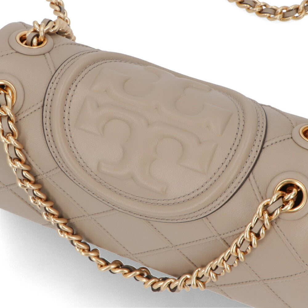 Tory Burch ショルダーバッグ  モカベージュ チェーンバッグ クロスボディバッグ ミニ 143249