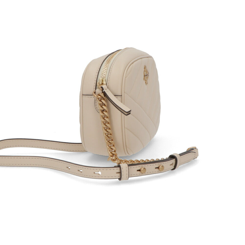 Tory Burch トリーバーチ  ショルダーバッグ KIRA CHEVRON CAMERA BAG クリーム チェーンバッグ 152353