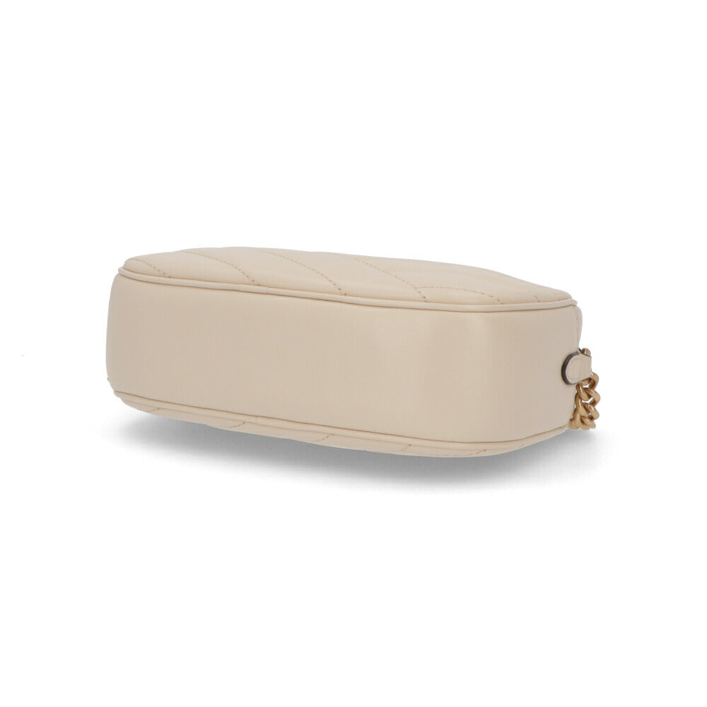 Tory Burch トリーバーチ  ショルダーバッグ KIRA CHEVRON CAMERA BAG クリーム チェーンバッグ 152353