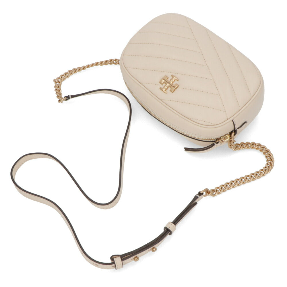 Tory Burch トリーバーチ  ショルダーバッグ KIRA CHEVRON CAMERA BAG クリーム チェーンバッグ 152353
