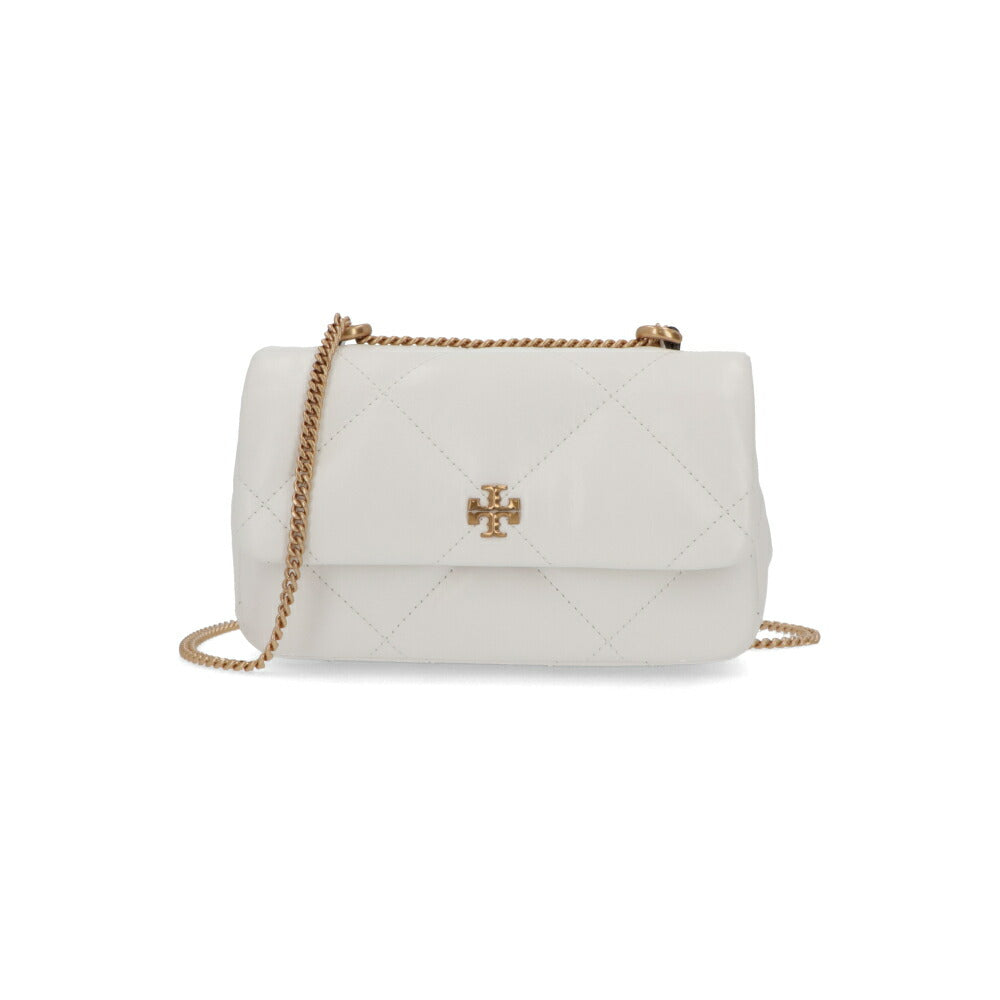 Tory Burch ショルダーバッグ MINI KIRA DIAMOND QUILT FLAP BAG ホワイト クロスボディバッグ キルティング チェーンバッグ 154710