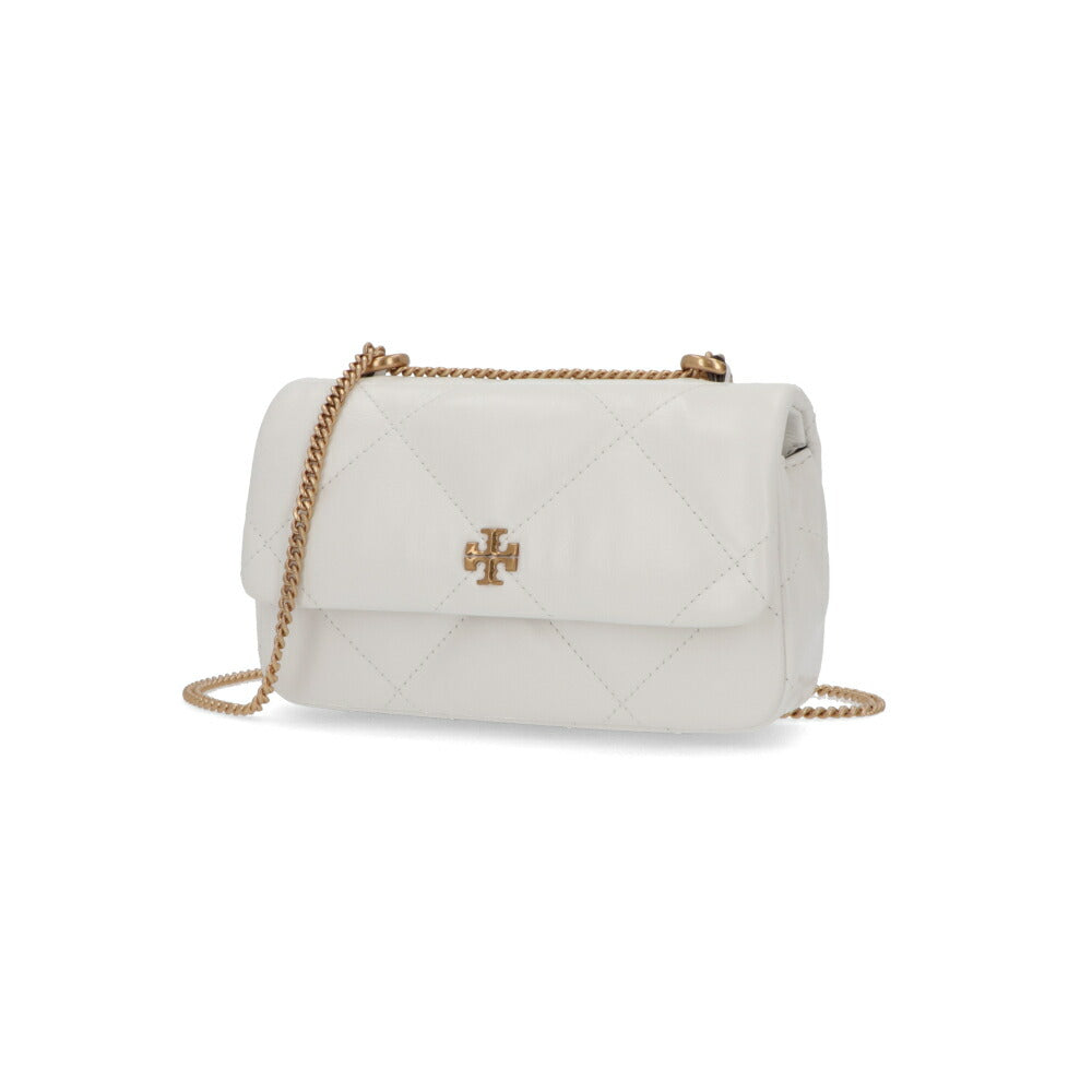 Tory Burch ショルダーバッグ MINI KIRA DIAMOND QUILT FLAP BAG ホワイト クロスボディバッグ キルティング チェーンバッグ 154710