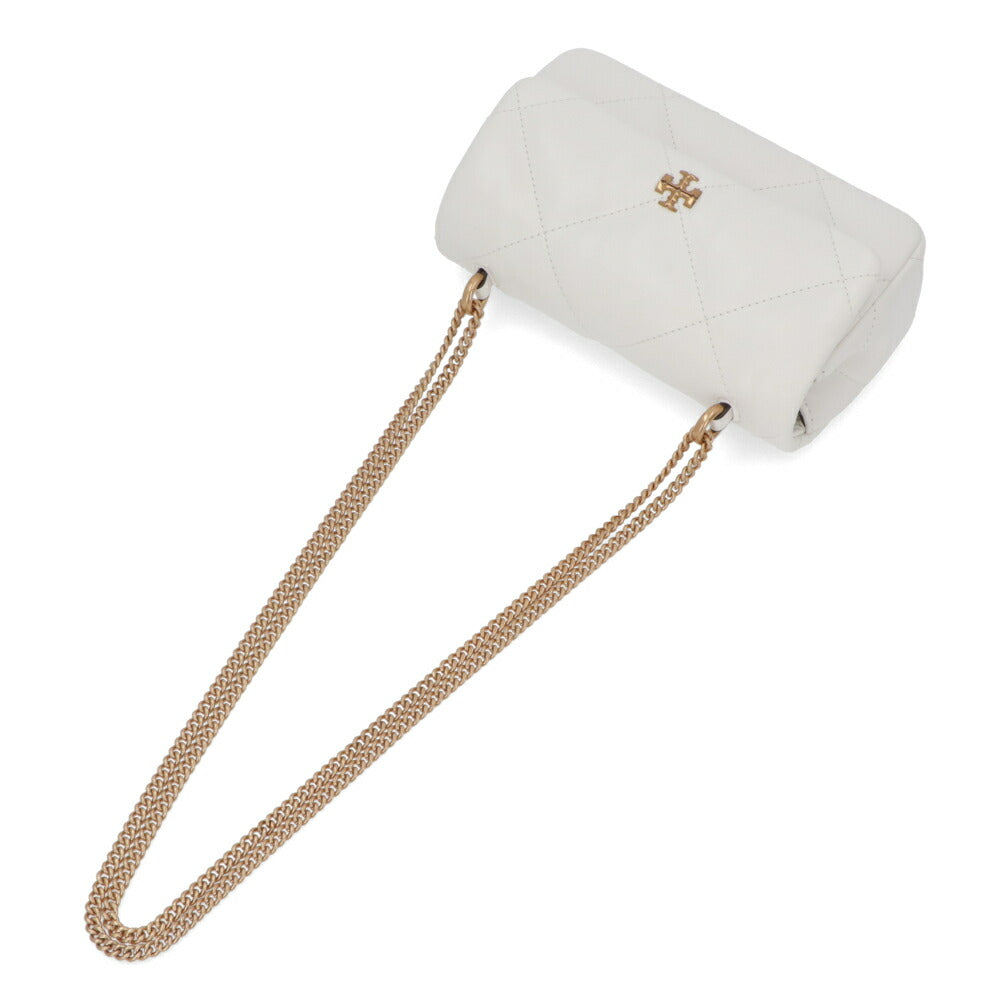 Tory Burch ショルダーバッグ MINI KIRA DIAMOND QUILT FLAP BAG ホワイト クロスボディバッグ キルティング チェーンバッグ 154710