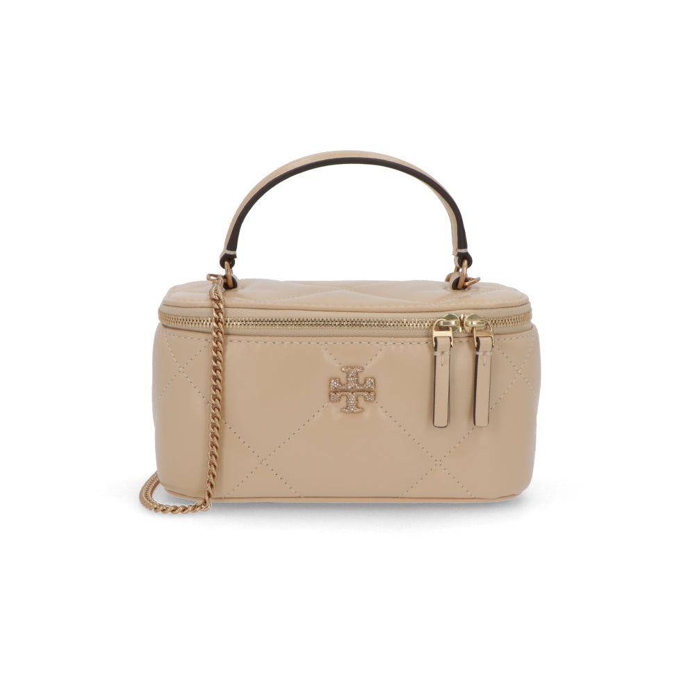 Tory Burch ショルダーバッグ キラ ダイヤモンドキルト クリーム キルティング バニティバッグ 162145