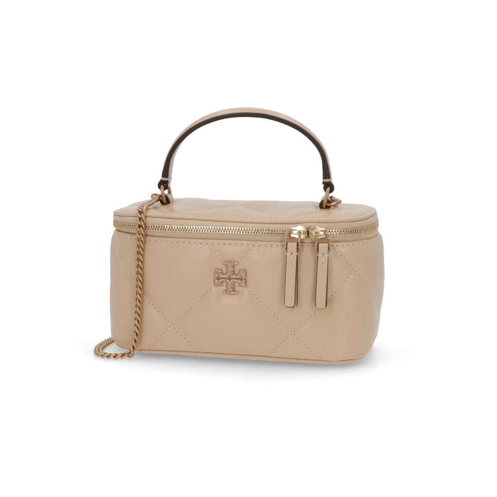 Tory Burch ショルダーバッグ キラ ダイヤモンドキルト クリーム キルティング バニティバッグ 162145