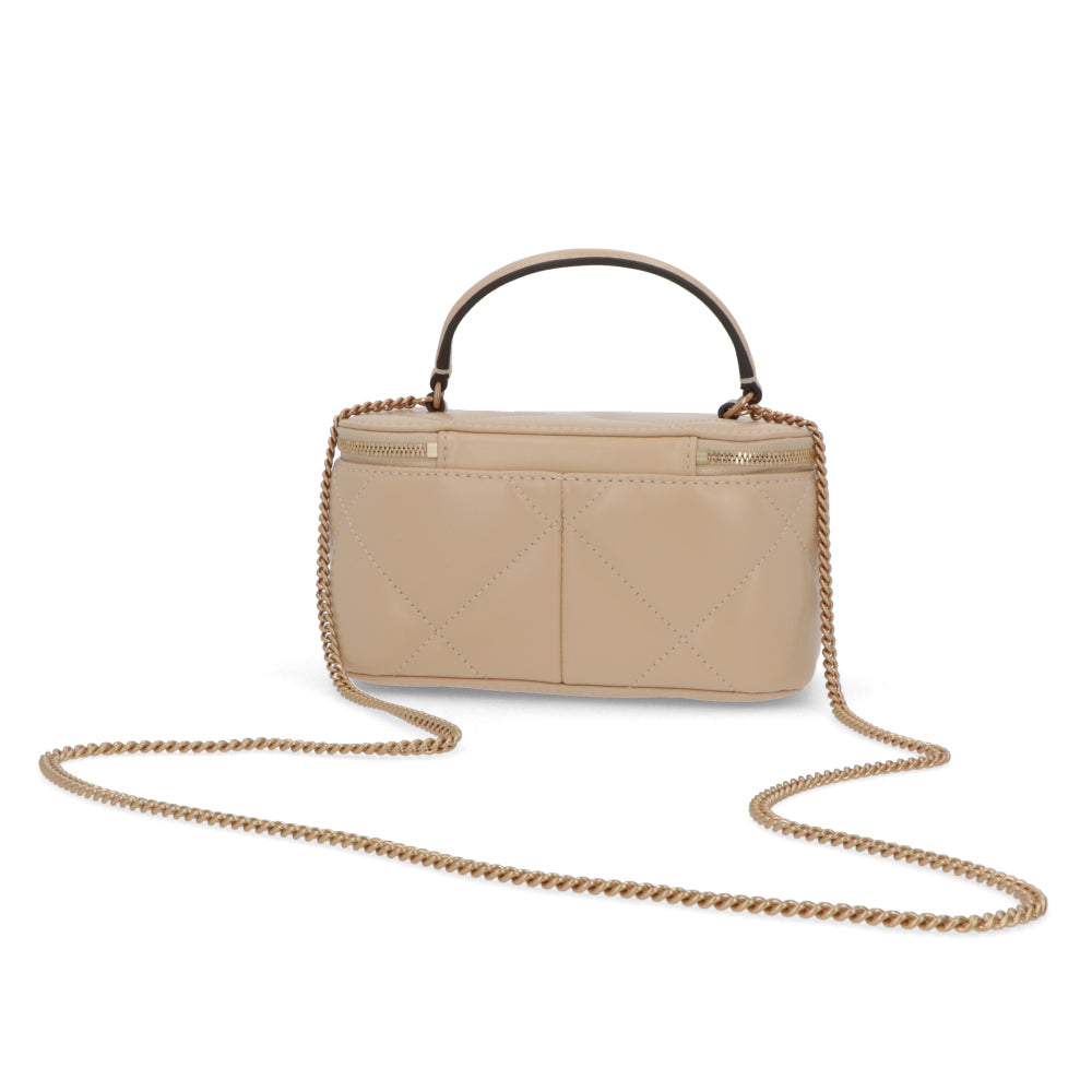 Tory Burch ショルダーバッグ キラ ダイヤモンドキルト クリーム キルティング バニティバッグ 162145