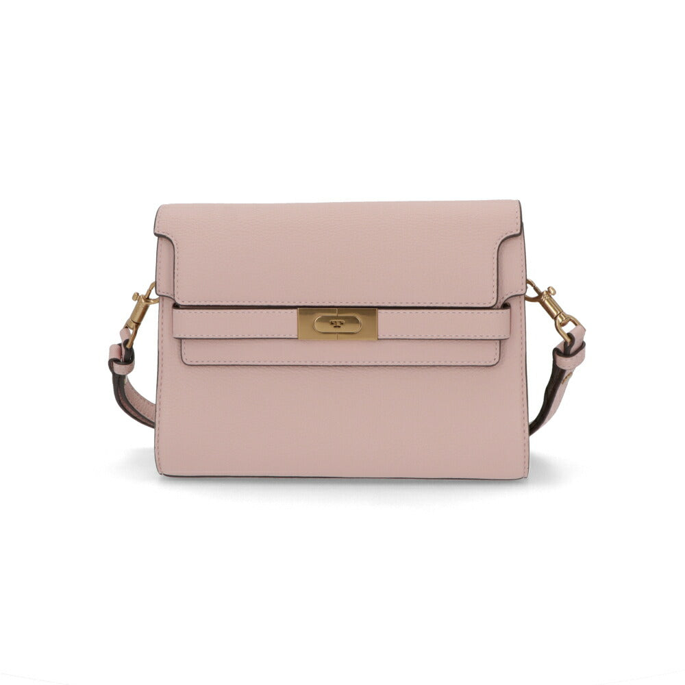 Tory Burch ショルダーバッグ  ピンク スエード ミニバッグ バイカラー 161372