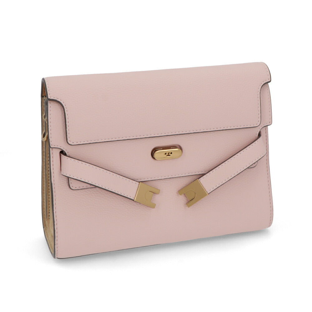 Tory Burch トリーバーチ  ショルダーバッグ  ピンク スエード ミニバッグ バイカラー 161372