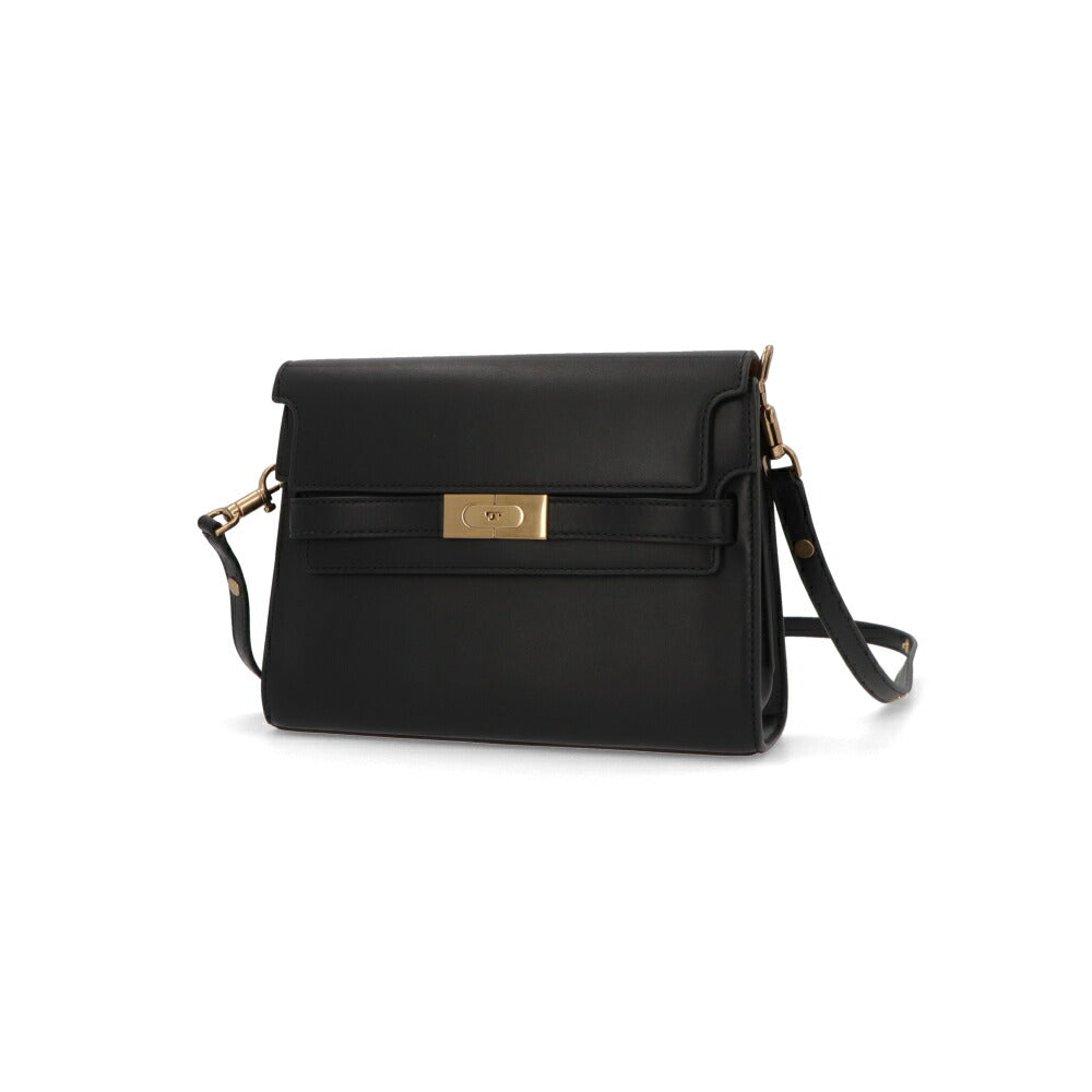 Tory Burch ショルダーバッグ リー・ラジウィル ブラック ミニバッグ バイカラー 158720
