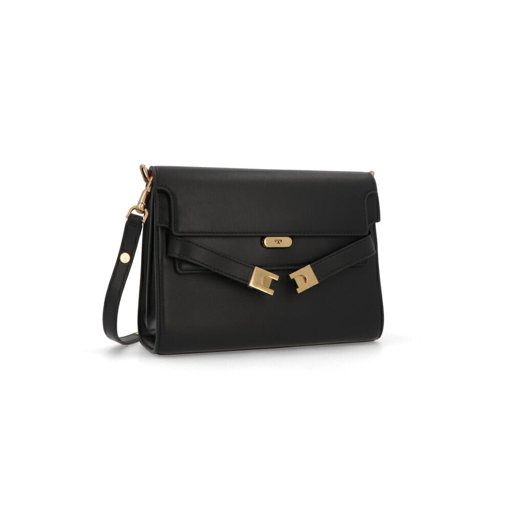 Tory Burch ショルダーバッグ リー・ラジウィル ブラック ミニバッグ バイカラー 158720