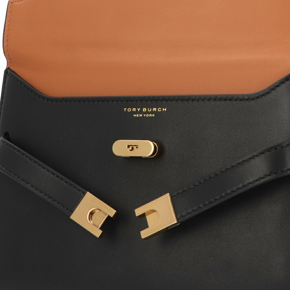 Tory Burch ショルダーバッグ リー・ラジウィル ブラック ミニバッグ バイカラー 158720