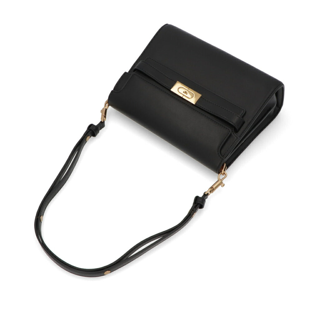 Tory Burch ショルダーバッグ リー・ラジウィル ブラック ミニバッグ バイカラー 158720