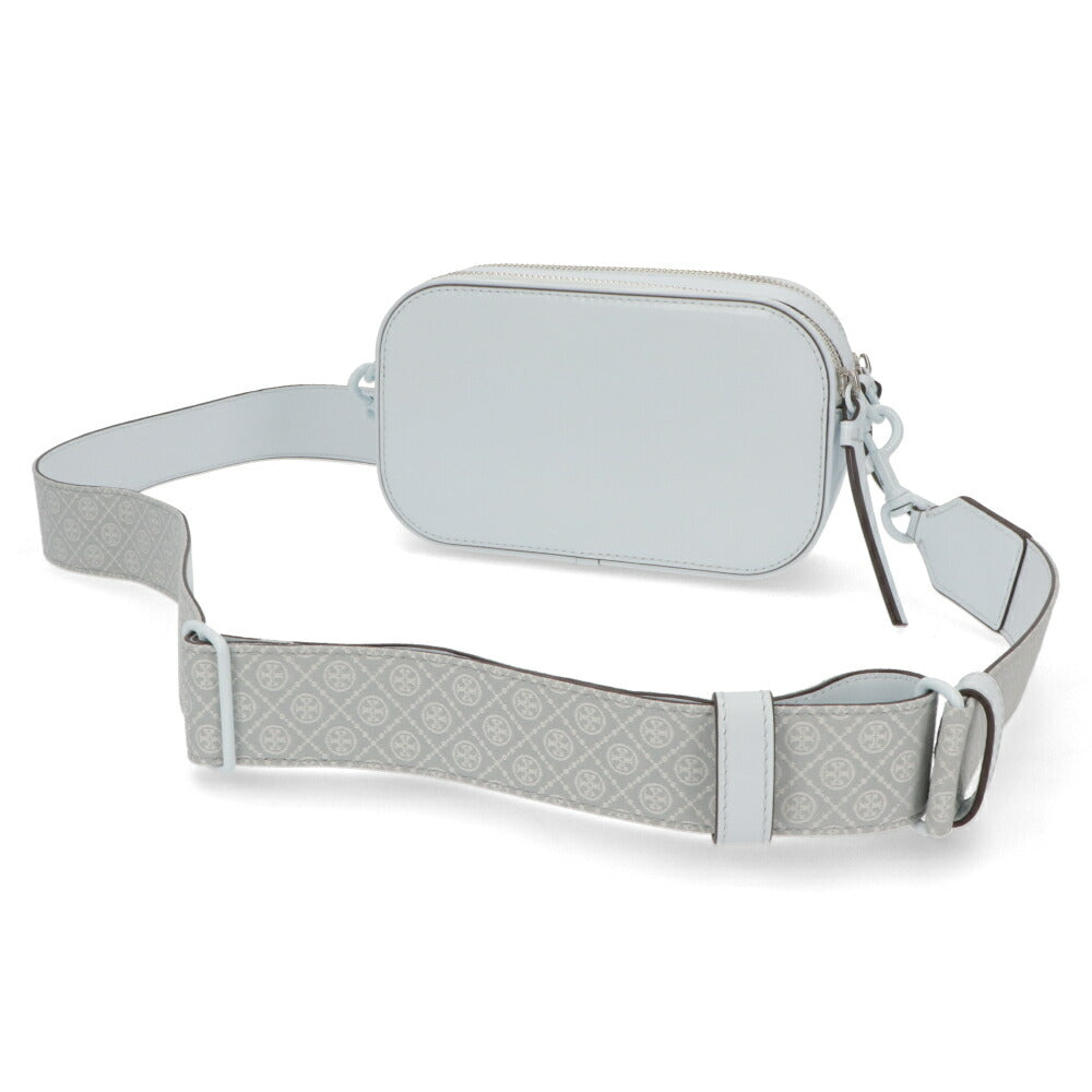 Tory Burch ショルダーバッグ MILLER ライトブルー カメラバッグ ダブルT 158489