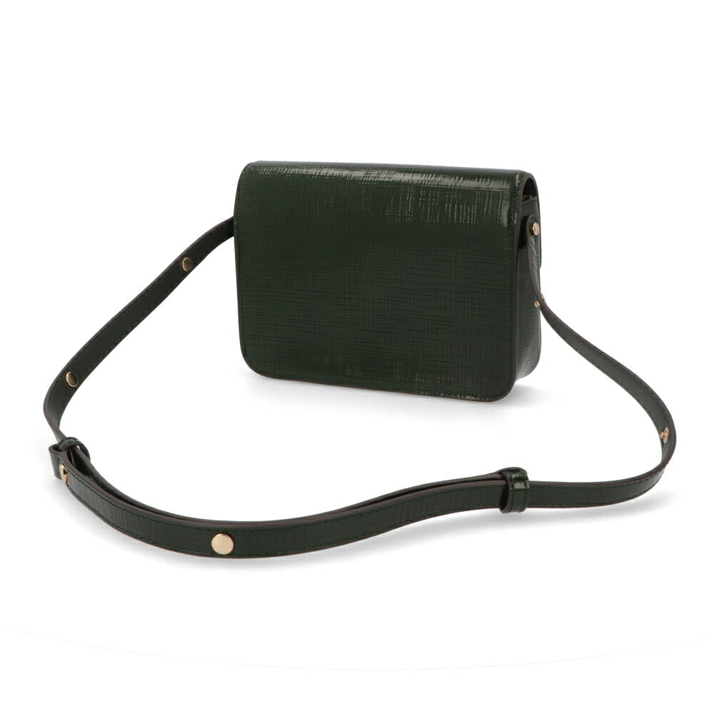 Tory Burch ショルダーバッグ ROBINSON SPAZZOLATO グリーン ライトブルー イエロー エンボスレザー クロスボディバッグ ミニバッグ 154731