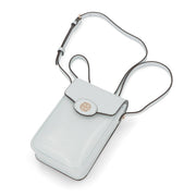 Tory Burch ショルダーバッグ Robinson Spazzolato ライトブルー スマホショルダー 158824