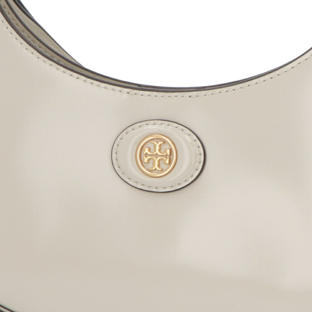 Tory Burch トリーバーチ  ハンドバッグ ROBINSON SPAZZOLATO アイボリー ショルダーバッグ ホーボーバッグ  154729